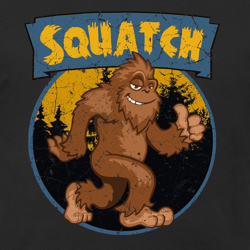 Character t-shirt with the title 'Tshirt design mascot'