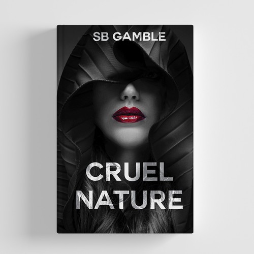 Black and white book cover with the title 'Cruel Nature '