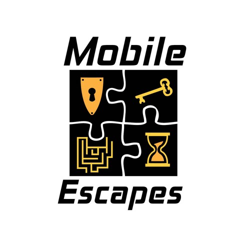 Maze logo with the title 'Concept for an adventure Mystery Solving Company '