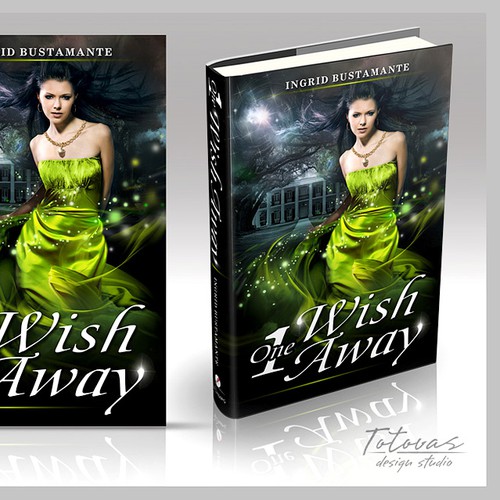 Dress design with the title '1 Wish Away'