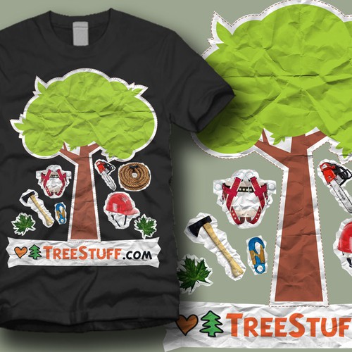 Agriculture t-shirt with the title 'TreeStuff.com needs a new t-shirt design'