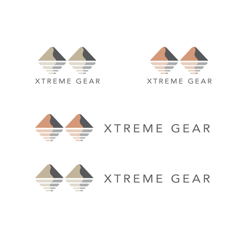 Reflection logo with the title 'Modern feminine logo for an outdoor gear retailer'