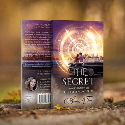 Time travel design with the title 'The Secret'