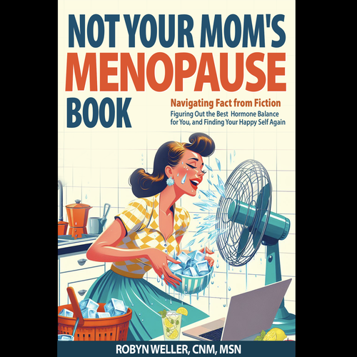Health book cover with the title 'Menopause Book Cover'