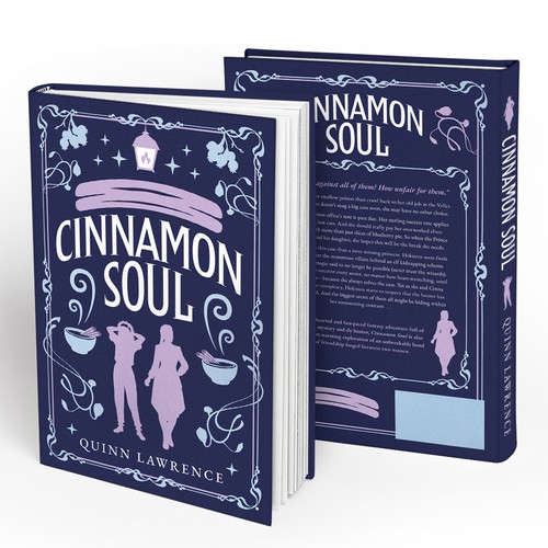 Silhouette book cover with the title 'Cozy Mystery Book Cover'