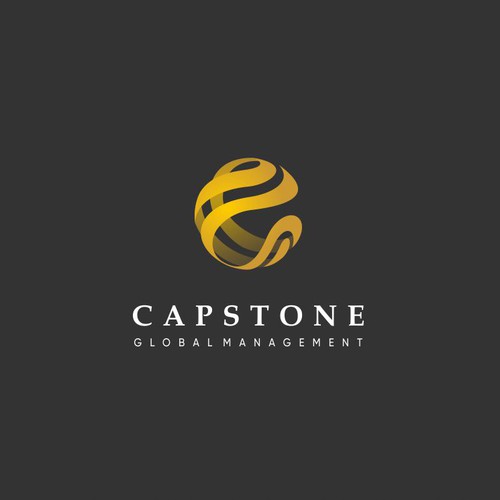 Globe brand with the title 'Logo concept for Capstone'