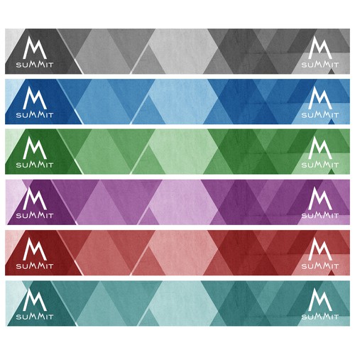 Skiing design with the title 'Summit'