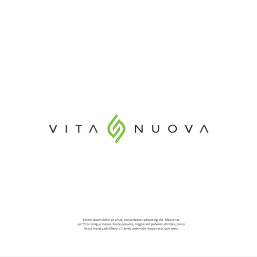 Disease awareness logo with the title 'Vita Nuova Logo'