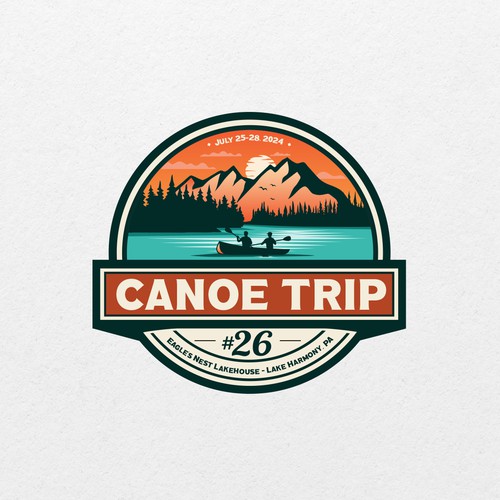 Canoe logo with the title 'Canoe Trip #26'