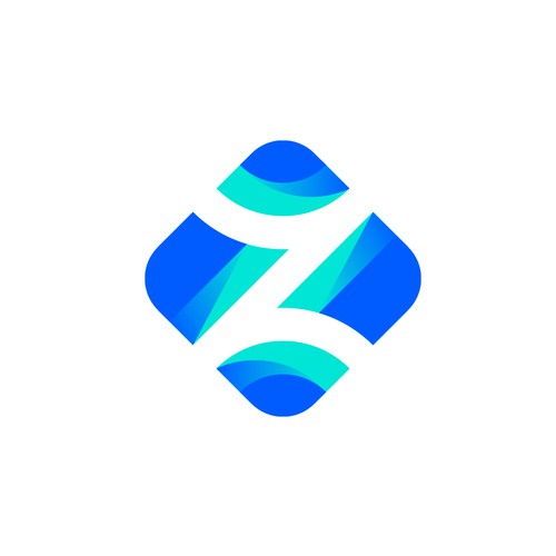 Abstract tree logo with the title 'Z logo'