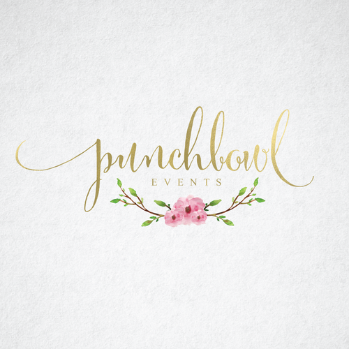 Wedding logo with the title 'Logo design for an event planning company'