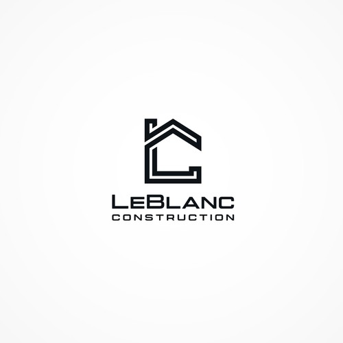 L logo with the title 'Logo for LeBlanc Construction'