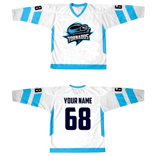 Extreme design with the title 'Hockey jersey design'