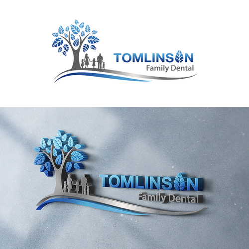 Leaf brand with the title 'Family Dental'