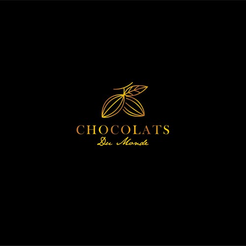 Cocoa logo with the title 'Modern Chocolate Logo'