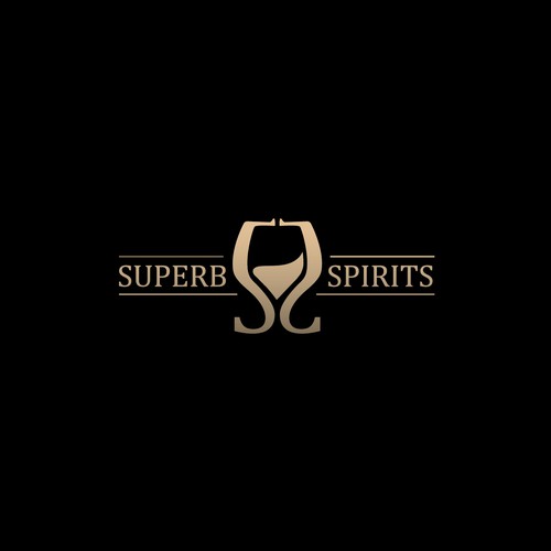Winery logo with the title 'Superb Spirits'