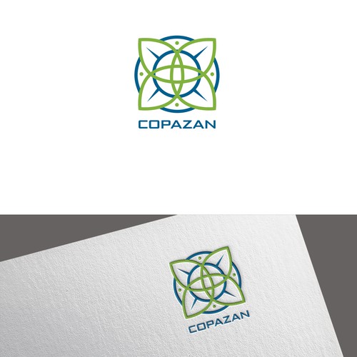 Pharmacy logo with the title 'Copazan'
