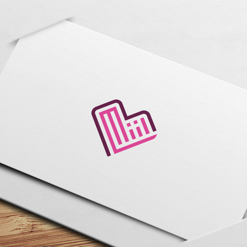 Purple and pink design with the title 'Winning Logo Speed Date " MIIL"'
