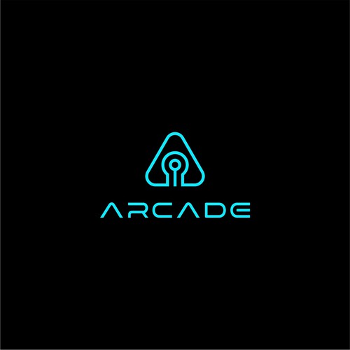 Arcade design with the title 'Arcade Logo'