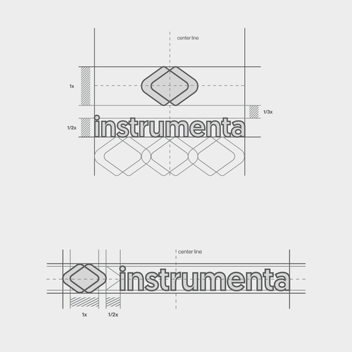 Grid logo with the title 'Instrumenta - Grid construction and proportions spaces.'