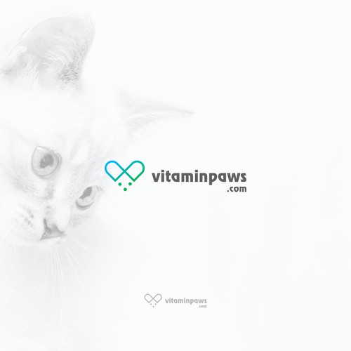 Paw logo with the title 'Vitaminpaws'