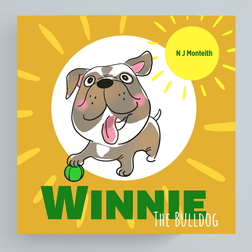 Dog book cover with the title 'Winnie'