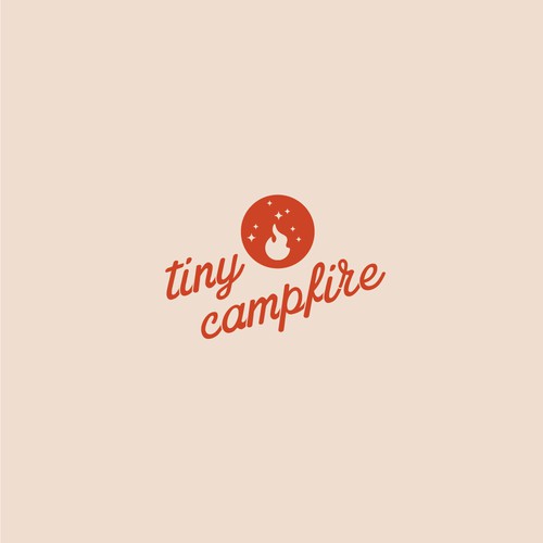 Campfire design with the title 'Tiny Campfire'