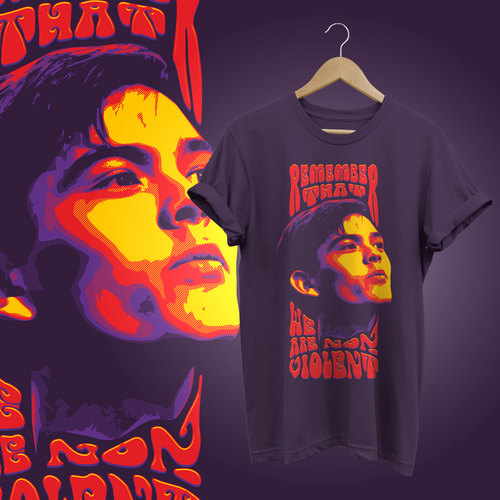 Hope design with the title 'Political T-Shirt'