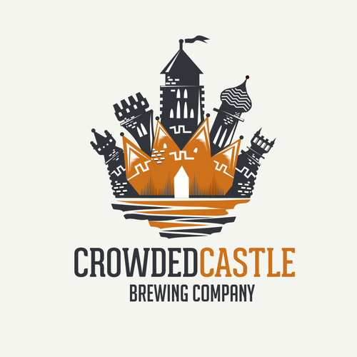 Castle design with the title 'Create a winning logo for a new Brewery in PA'