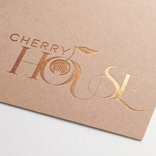Cherry logo with the title 'Cherry House Logo'