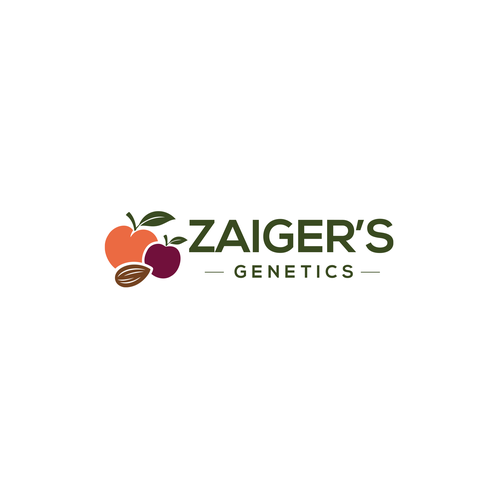 Design with the title 'Zaiger's Genetics'