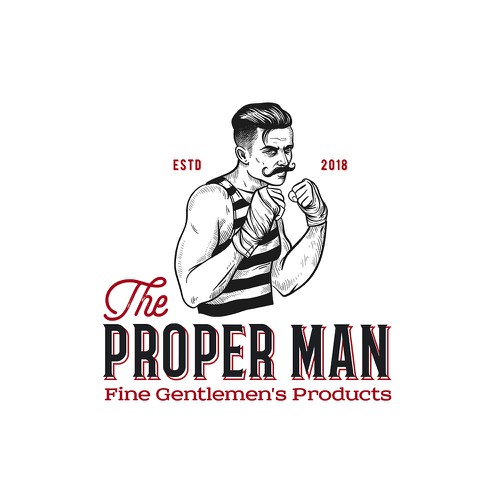 Gentleman logo with the title 'The Proper Man'