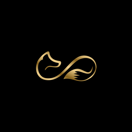 Supplement logo with the title 'Fox + Infinity Symbol'
