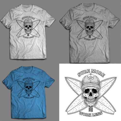 Engraving t-shirt with the title 'T shirt design'