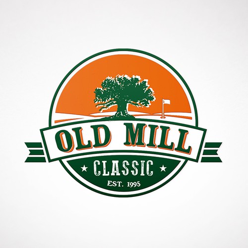 Mill logo with the title 'Annual Golf Trip Logo'