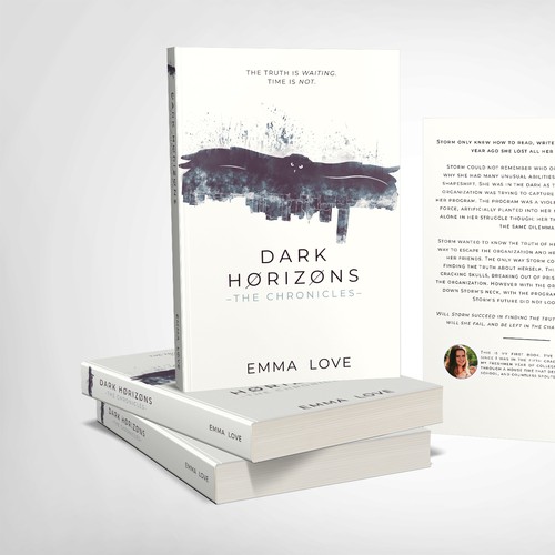 Series book cover with the title 'Dark Horizons Book Cover'