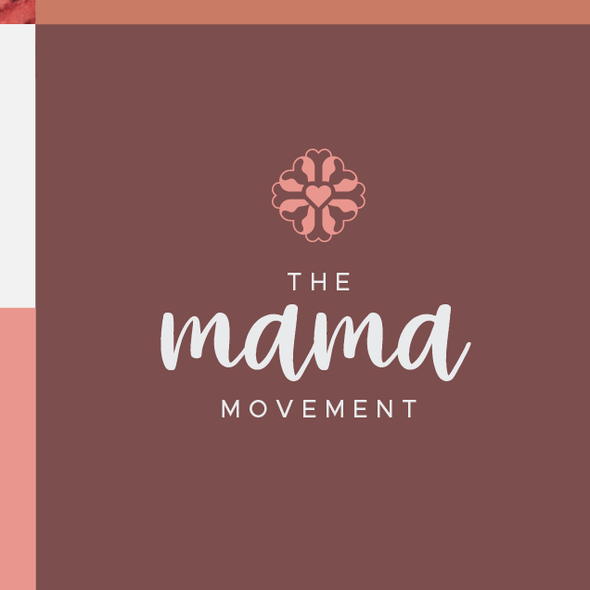 Heart brand with the title 'THE MAMA MOVEMENT'