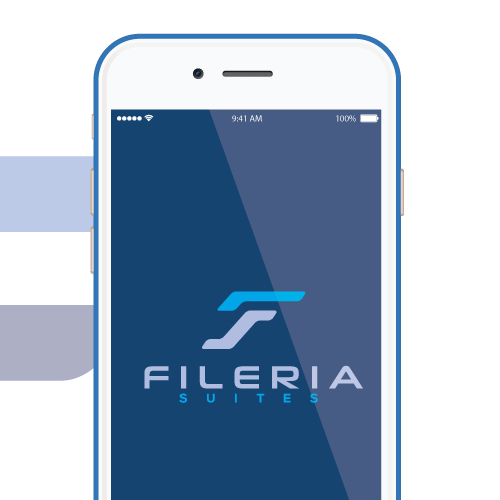 Suites design with the title 'Fileria Suites'