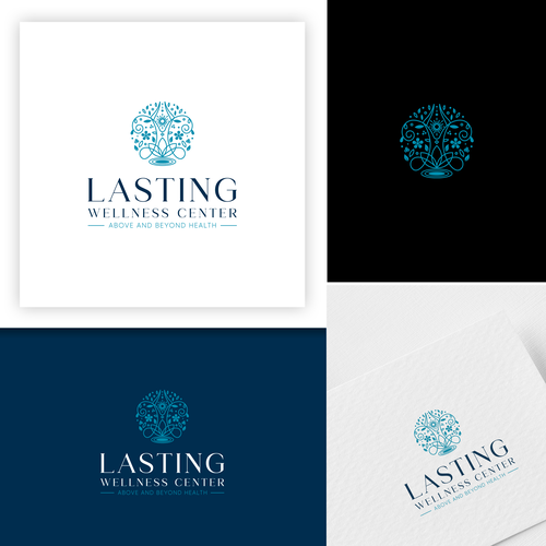 Health logo with the title 'Sophisticated logo concept for Lasting Wellness'