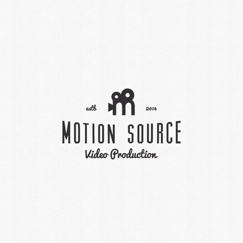 Production design with the title 'Creative Video Production Company needs Classic / Vintage Logo'