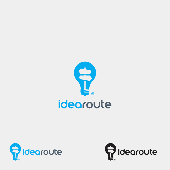 Light bulb logo with the title 'Logo for Company that develops entrepreneurs ideas into reality'