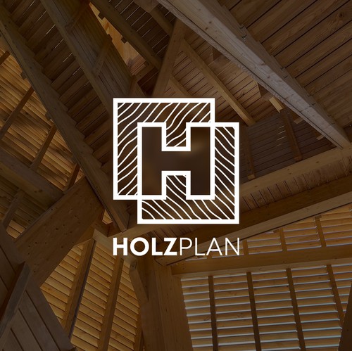 Company design with the title 'A Creatively Carved Logo for a Timber Engineering Office'