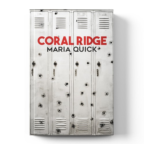 Young adult book cover with the title '''Coral Ridge'' book cover'