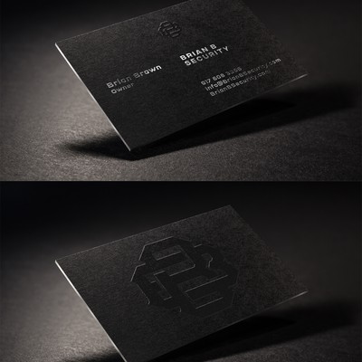 B Card Design For Brian B Security