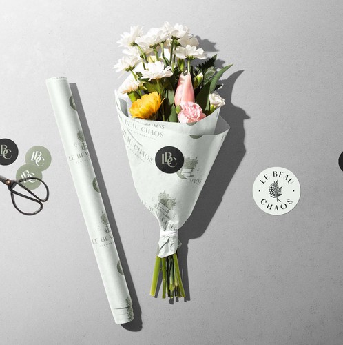 Florist design with the title 'Le Beau Chaos'