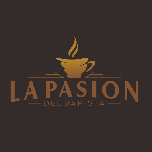 Lounge design with the title 'coffe bar logo'