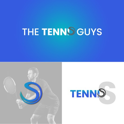 Tennis ball design with the title 'Logo Design'