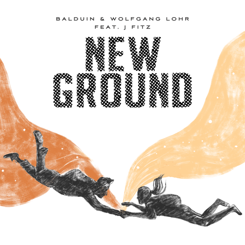 Skydiving design with the title 'New ground'