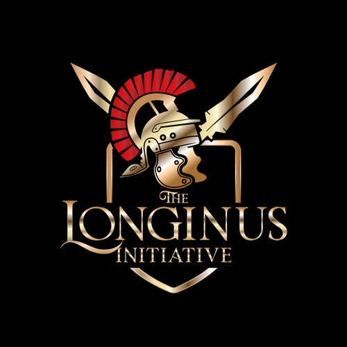 Masculine brand with the title 'The Longinus Initiative logo'