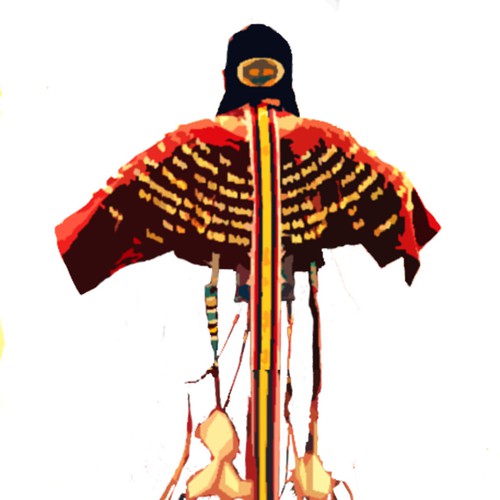 American Indian artwork with the title 'T-Shirt Design'